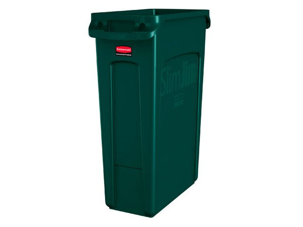 Contenedor Slim Jim® 87 litros Verde Rubbermaid